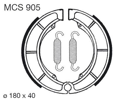 Zavorne čeljusti LUCAS MCS 905